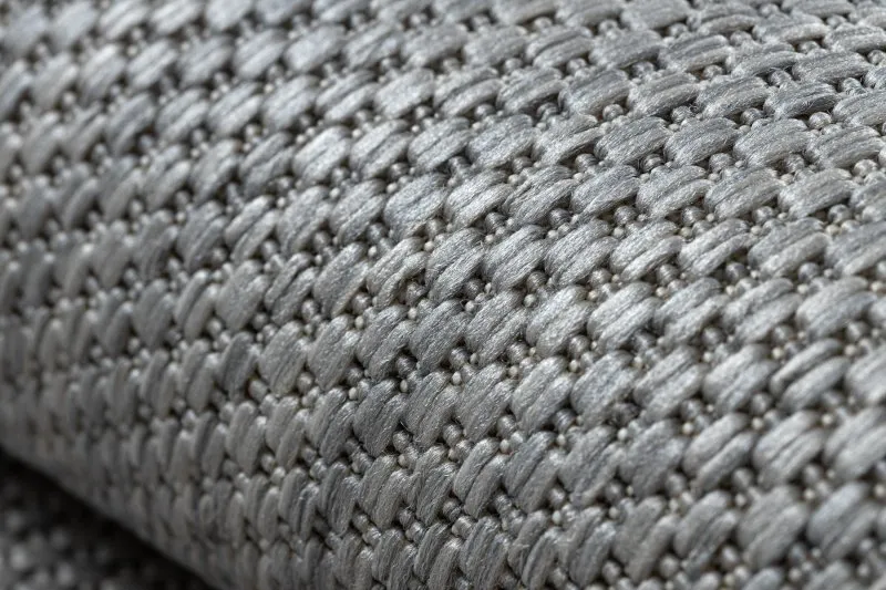 Tappeto DI SPAGO SISAL FLAT 48663/037 argento uniforme