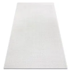 Tappeto di corda sisal FLAT 48663/060 crema liscio