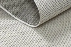 Tappeto di corda sisal FLAT 48663/060 crema liscio