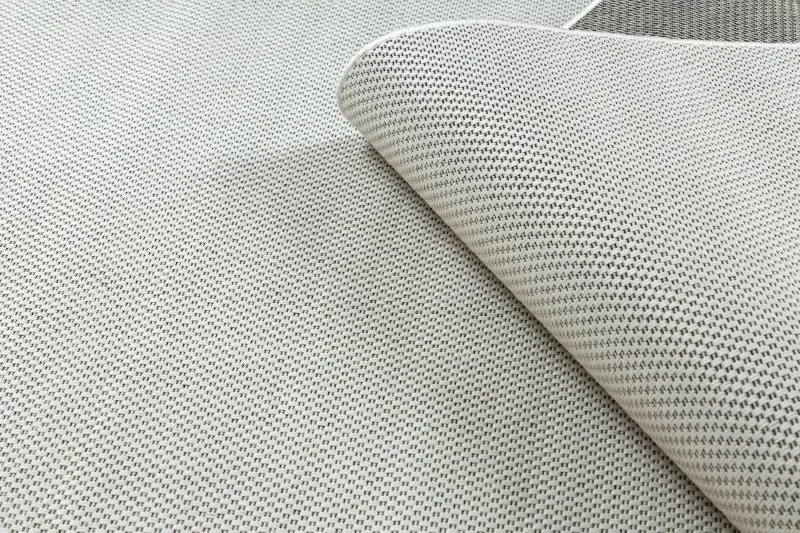 Tappeto di corda sisal FLAT 48663/060 crema liscio