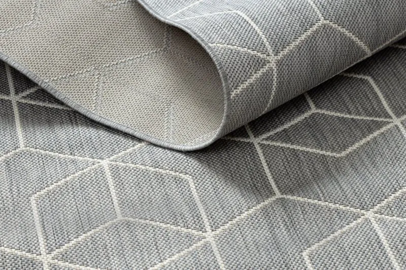 Dywan SZNURKOWY SIZAL FLAT 48655/637 KOSTKI 3D