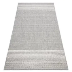 Tappeto SISAL FLAT 48829637 a spina di pesce grigio