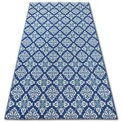Tappeto DI SPAGO SISAL Colore 19246/699 Fiori Blu
