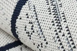 Tappeto DI SPAGO SISAL Colore 47272/396 Rombi Quadri Bianco