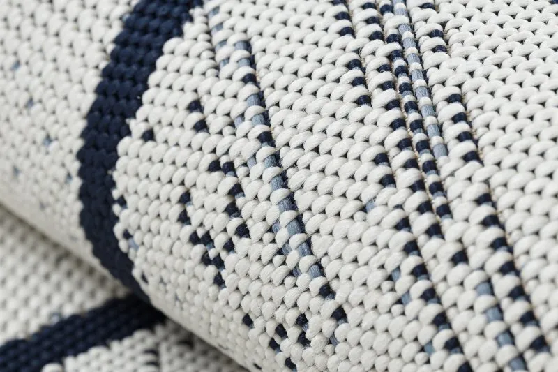 Tappeto DI SPAGO SISAL Colore 47272/396 Rombi Quadri Bianco