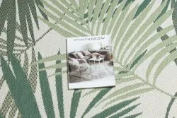 Tappeto DI SPAGO SISAL Colore 19433/062 Foglie Verde JUNGLE