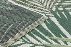 Tappeto DI SPAGO SISAL Colore 19433/062 Foglie Verde JUNGLE