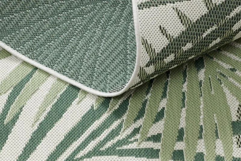 Tappeto DI SPAGO SISAL Colore 19433/062 Foglie Verde JUNGLE