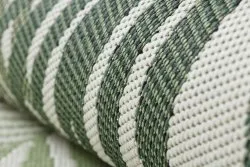 Tappeto DI SPAGO SISAL Colore 19433/062 Foglie Verde JUNGLE