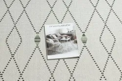 Tappeto DI SPAGO SISAL Colore 19443/062 Rombi Crema