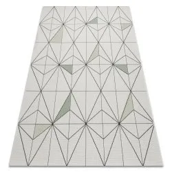 Tappeto DI SPAGO SISAL Colore 19447/062 Rombi Triangoli Crema
