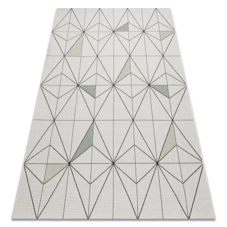 Tappeto DI SPAGO SISAL Colore 19447/062 Rombi Triangoli Crema