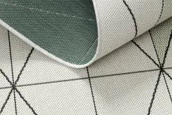 Tappeto DI SPAGO SISAL Colore 19447/062 Rombi Triangoli Crema
