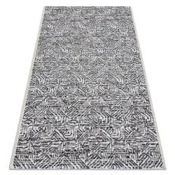 Tappeto Colore 47373960 SISAL labirinto grigio / beige