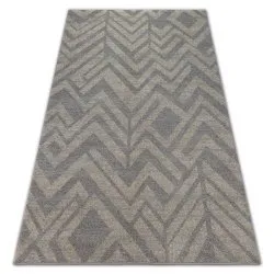 Tappeto SOFT 8028 ETNO SPINA DI PESCE marrone / beige