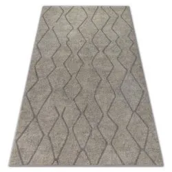 Tappeto SOFT 8050 ZIGZAG BOHO crema / chiaromarrone