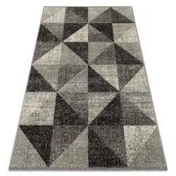 Tappeto FEEL 5672/16811 TRIANGOLI grigio / anthracite / crema