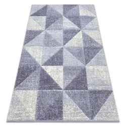 Tappeto FEEL 5672/17944 triangoli beige/violet