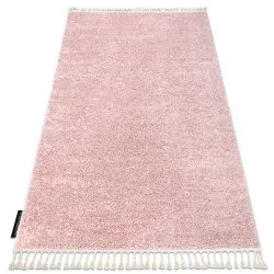 Tappeto BERBER 9000 rosa Frange berbero marocchino shaggy