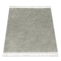 Tappeto BERBER quadrato 9000 verde Frange berbero marocchino shaggy