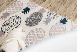 Tappeto HEOS 78464 crema / rosa / blu / grigio ANANAS