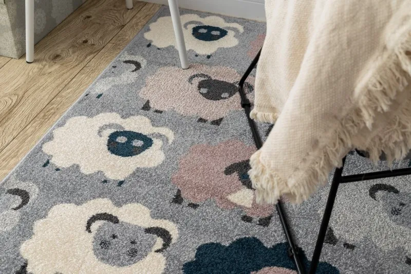 Tappeto HEOS 78468 grigio / blu PECORE