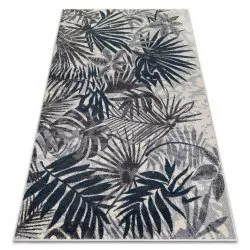 Tappeto HEOS 78561 crema / blu GIUNGLA