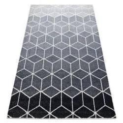 Tappeto HEOS 78590 crema / argento / antracite CUBO