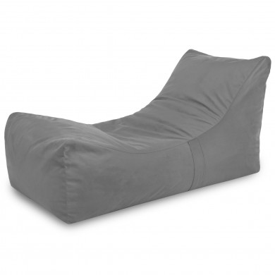 Grigio Medio Poltrona Letto Velluto