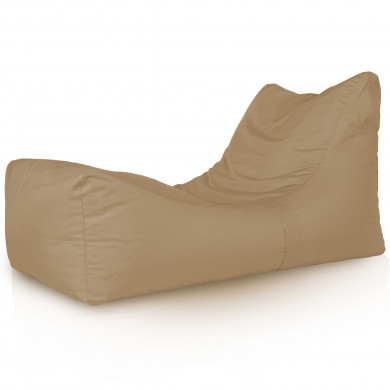 Beige Chaise Long Da Esterno Nylon