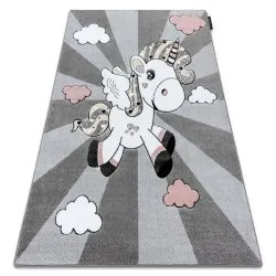 Tappeto PETIT UNICORN UNICORNO grigio