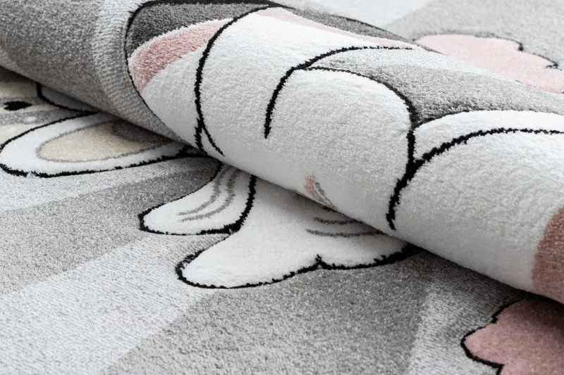 Tappeto PETIT UNICORN UNICORNO grigio