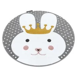 Tappeto PETIT BUNNY CONIGLIETTO CONIGLIO cerchio grigio