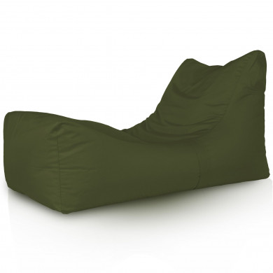 Verde Scuro Chaise Long Da Esterno Nylon