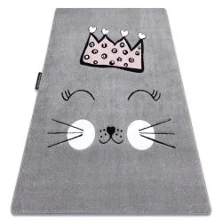 Tappeto PETIT CAT GATTO CORONA grigio