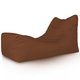 Marrone Chaise Long Da Esterno Nylon