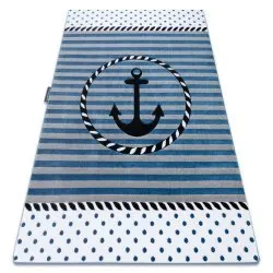 Tappeto PETIT MARINE ANCORA MARE blu
