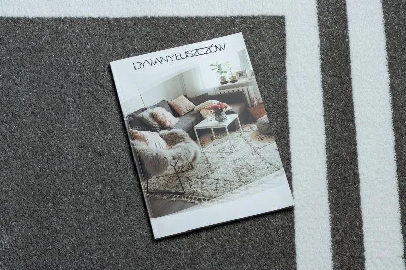 Dywan HAMPTON Ramka szary