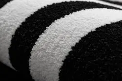 Dywan HAMPTON Ramka koło czarny