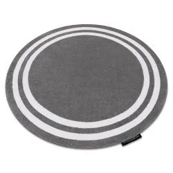 Tappeto HAMPTON Inquadrata cerchio grigio