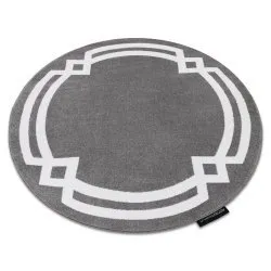 Tappeto HAMPTON Lux cerchio grigio