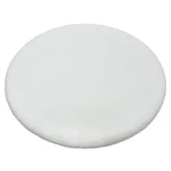 Tappeto BUNNY cerchio bianco IMITAZIONE PELLICCIA DI CONIGLIO