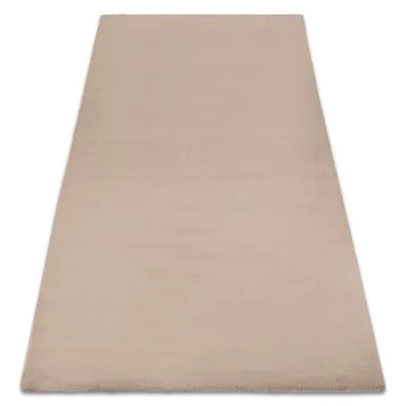 Tappeto BUNNY taupe beige IMITAZIONE PELLICCIA DI CONIGLIO