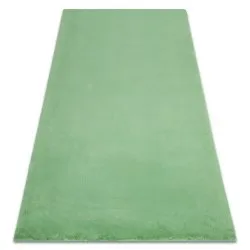 Tappeto BUNNY verde IMITAZIONE PELLICCIA DI CONIGLIO