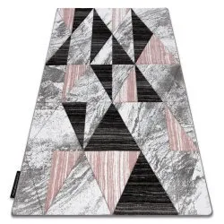 Tappeto ALTER Nano triangoli rosa