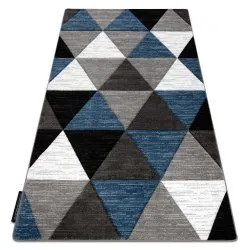 Tappeto ALTER Rino triangoli blu