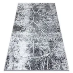 Tappeto MEFE moderno 2783 Marmo - Structural due livelli di pile grigio