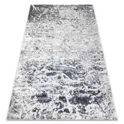 Tappeto MEFE moderno 6182 Calcestruzzo - Structural due livelli di pile grigio
