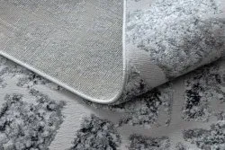 Dywan MEFE nowoczesny  6185 Pień drzewo drewno - Strukturalny, dwa poziomy runa szary