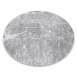 Tappeto MEFE moderno Cerchio 2783 Marmo - Structural due livelli di pile grigio